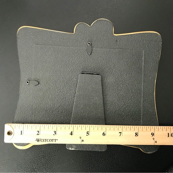 Vintage 5X7 UV Black Light Glow Thick Lucite Gold Leaf Swirl Picture Photo Frame - Picture 15 of 16